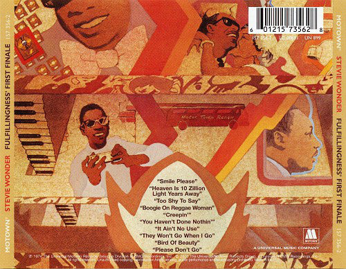 Stevie Wonder : Fulfillingness' First Finale (CD, Album, RE, RM, Son)