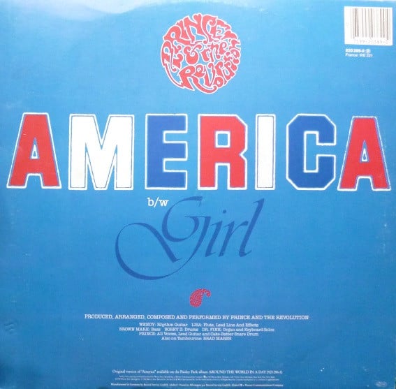 Prince And The Revolution : America (12", Single)