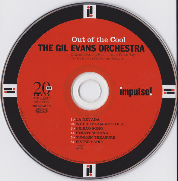 Gil Evans And His Orchestra : Out Of The Cool (CD, Album, RE, RM, PMD)