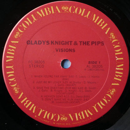 Gladys Knight & The Pips* : Visions (LP, Album, Car)