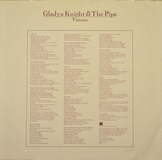 Gladys Knight & The Pips* : Visions (LP, Album, Car)