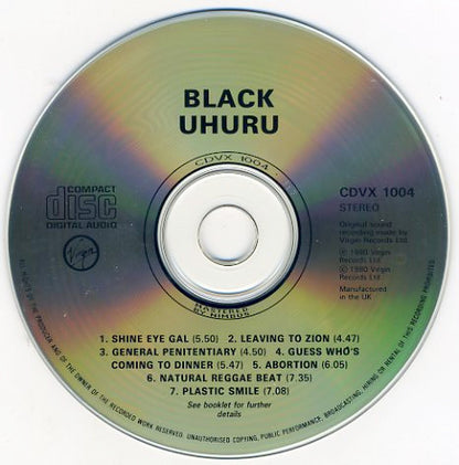 Black Uhuru : Black Uhuru (CD, Album, RE)