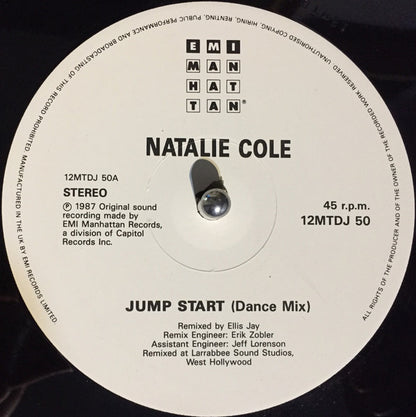 Natalie Cole : Jump Start (12", Promo)