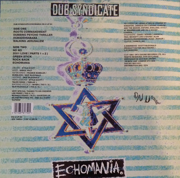 Dub Syndicate : Echomania (LP, Album)