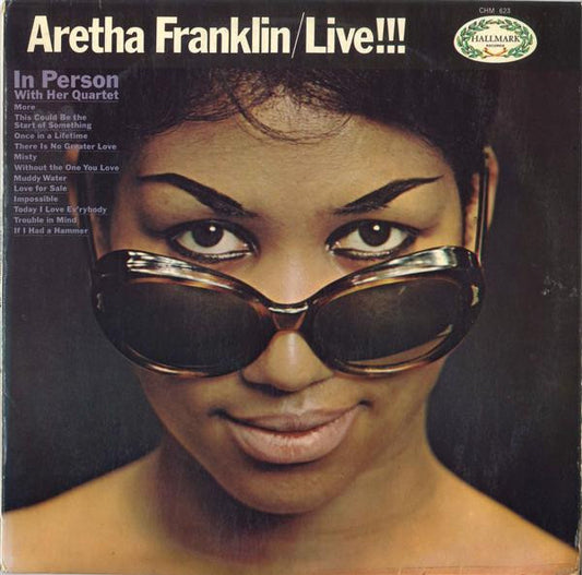 Aretha Franklin : Live!!! (In Person With Her Quartet) (LP, Album, RE)