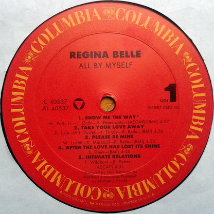 Regina Belle : All By Myself (LP, Album)