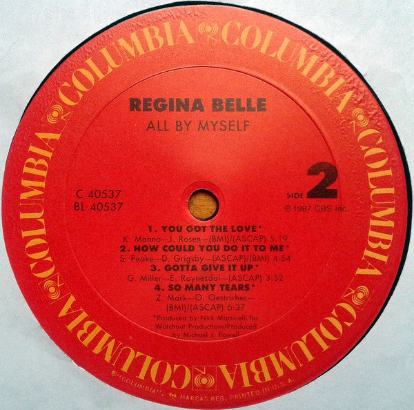 Regina Belle : All By Myself (LP, Album)