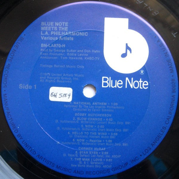 Various : Blue Note Meets The L.A. Philharmonic (LP, Album, Gat)