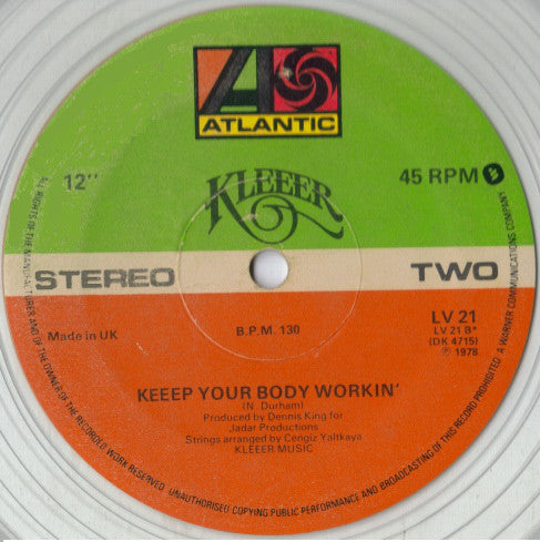 Kleeer : Keeep Your Body Workin' (12", Single, Cle)