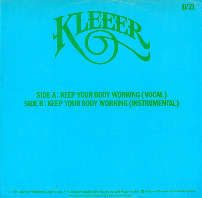 Kleeer : Keeep Your Body Workin' (12", Single, Cle)