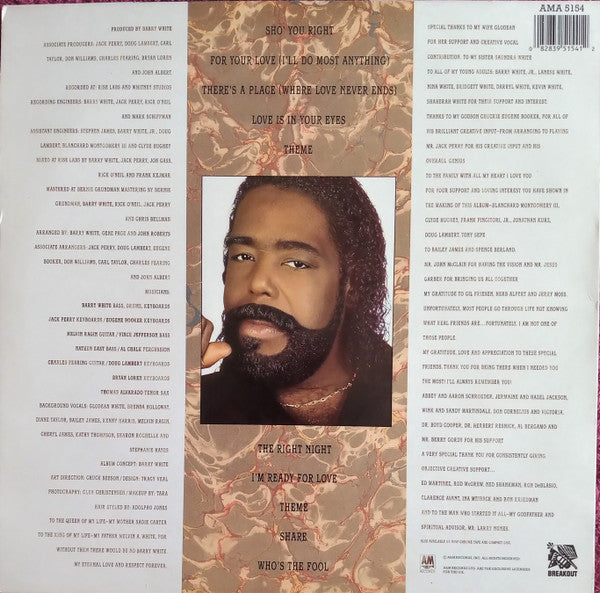 Barry White : The Right Night & Barry White (LP, Album)