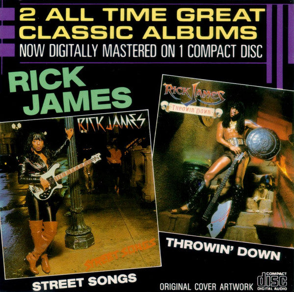 Rick James : Street Songs / Throwin' Down (CD, Album, Comp, RE, RM)