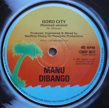 Manu Dibango : Happy Feeling (12")