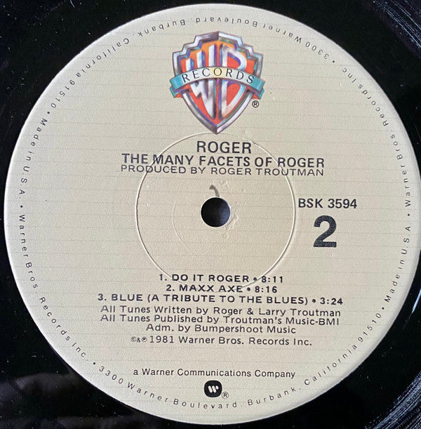 Roger* : The Many Facets Of Roger (LP, Album, Jac)