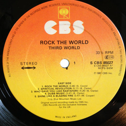 Third World : Rock The World (LP, Album)