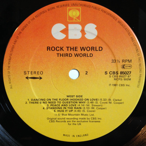 Third World : Rock The World (LP, Album)