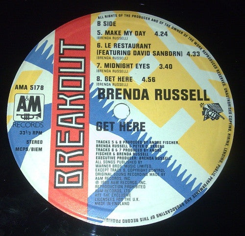 Brenda Russell (2) : Get Here (LP, Album)