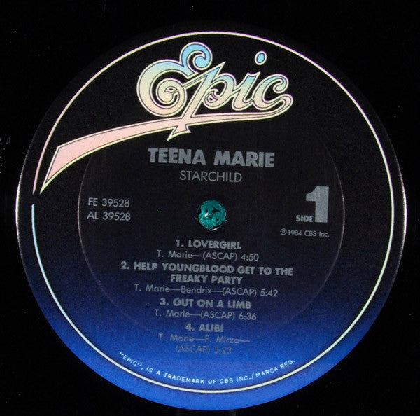 Teena Marie : Starchild (LP, Album, Car)