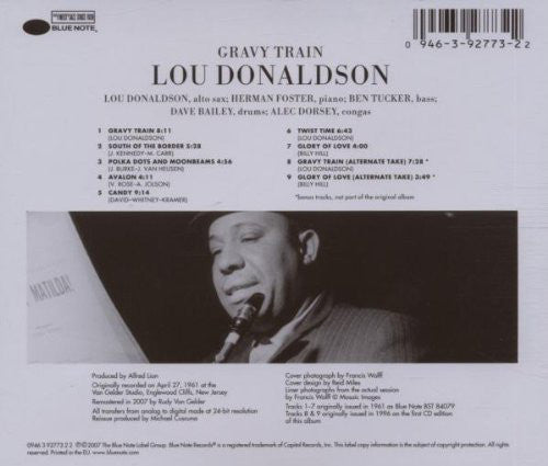 Lou Donaldson : Gravy Train (CD, Album, RE, RM)