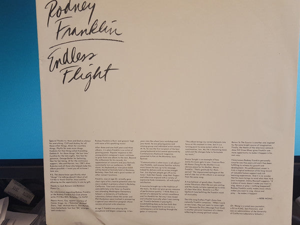 Rodney Franklin : Endless Flight (LP, Album, Ter)