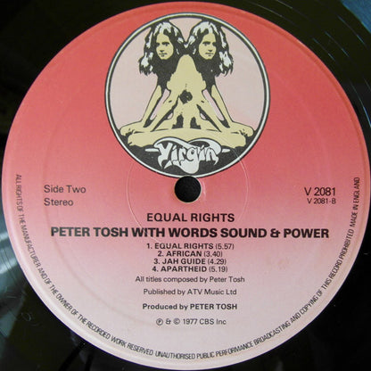 Peter Tosh : Equal Rights (LP, Album)