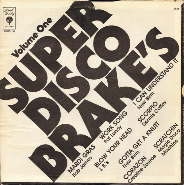 Various : Super Disco Brake's Volume One (LP, Comp)