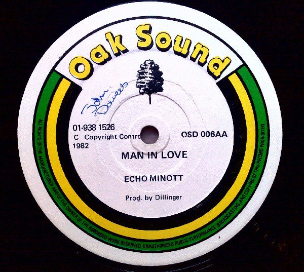 Johnny Osbourne / Echo Minott : Yo Yo / Man In Love (12")