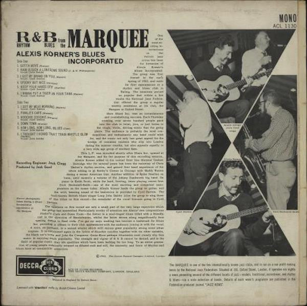 Blues Incorporated : R & B From The Marquee (LP, Album, Mono, RP)