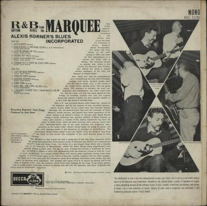 Alexis Korner’s Blues Incorporated* : R & B From The Marquee (LP, Album, Mono, RP)