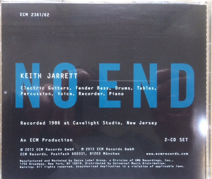 Keith Jarrett : No End (2xCD, Album)