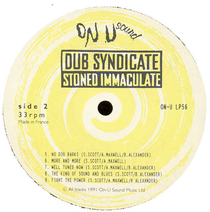 Dub Syndicate : Stoned Immaculate (LP, Album)