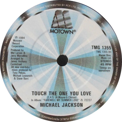 Michael Jackson : Girl You're So Together (7", Single)