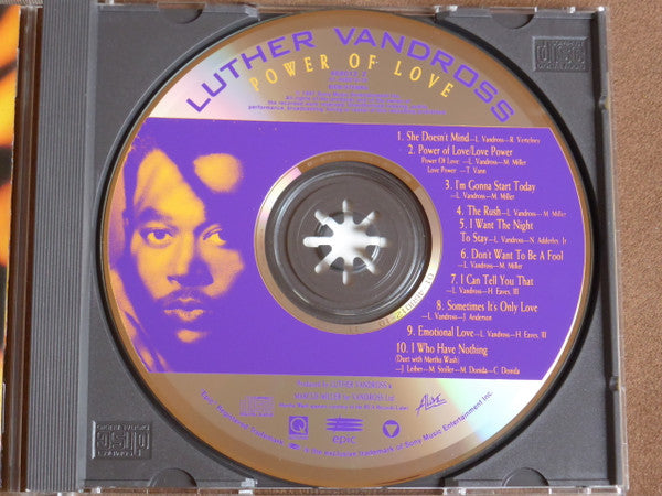 Luther Vandross : Power Of Love (CD, Album)