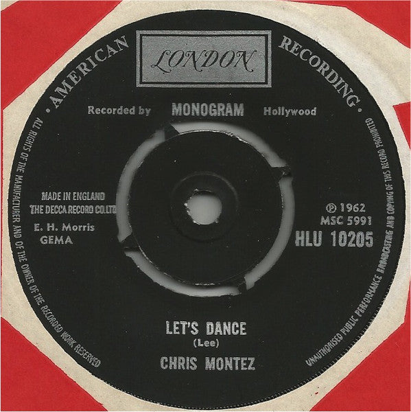 Chris Montez : Let's Dance / Some Kinda Fun (7", Single)