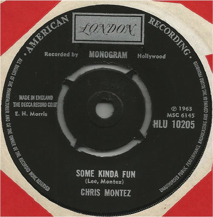 Chris Montez : Let's Dance / Some Kinda Fun (7", Single)