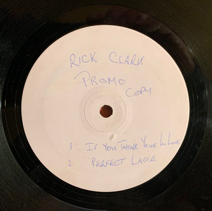 Rick Clarke, Emma : If You Think You're In Love  (12", Etch, Promo, W/Lbl, Lig)