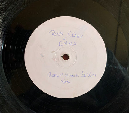 Rick Clarke, Emma : If You Think You're In Love  (12", Etch, Promo, W/Lbl, Lig)