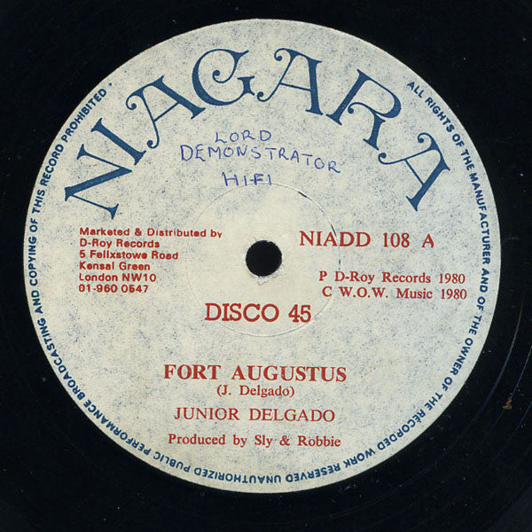 Junior Delgado : Fort Augustus (12")