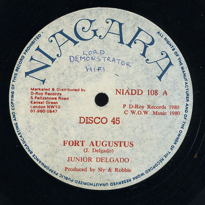 Junior Delgado : Fort Augustus (12")