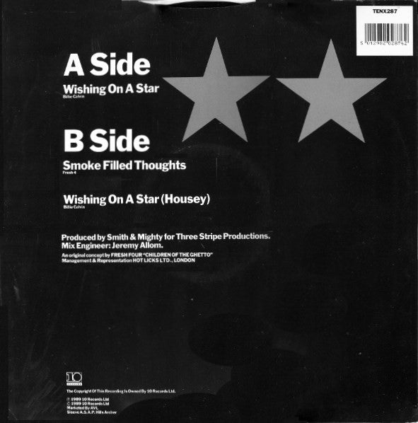 Fresh 4 Featuring Lizz E. : Wishing On A Star (12", Single)