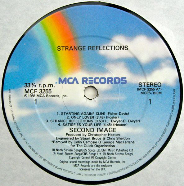 Second Image : Strange Reflections (LP, Album)