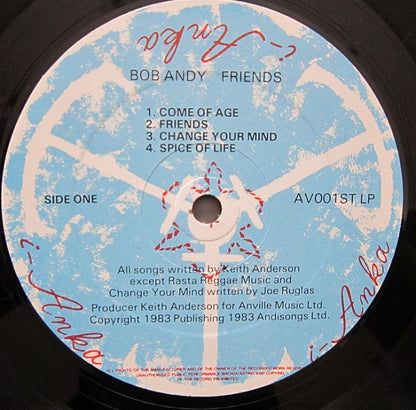 Bob Andy : Friends (LP, Album)