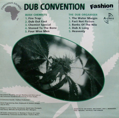 The Bush Chemists Meets The Dub Organiser Featuring Dub Delegates : Fashion Records + Conscious Sounds Presents A Dub Convention (LP, Comp)