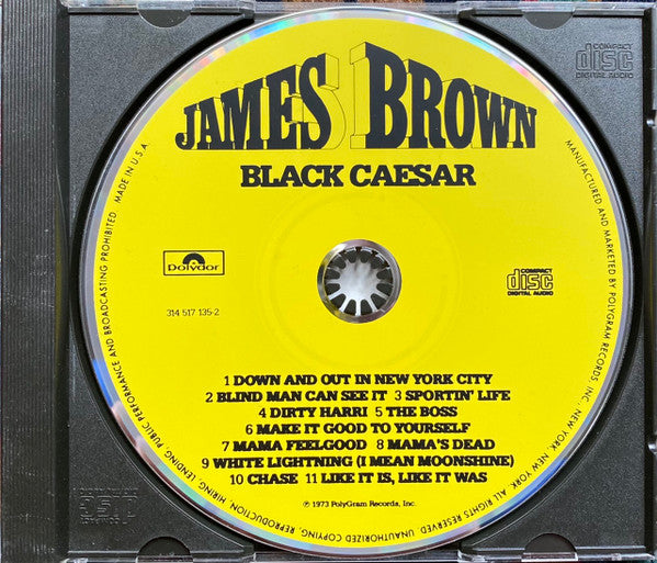 James Brown : Black Caesar (CD, Album, RE, RM)