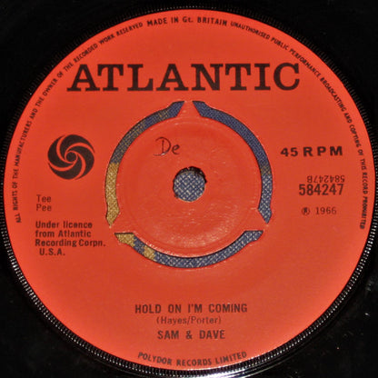 Sam & Dave : You Don't Know Like I Know / Hold On I'm Coming (7", Single)