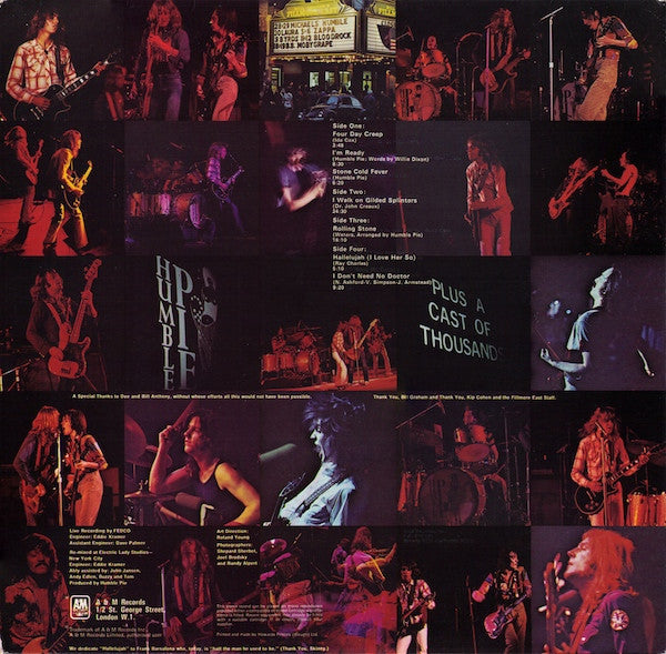 Humble Pie : Performance: Rockin' The Fillmore (2xLP, Album)