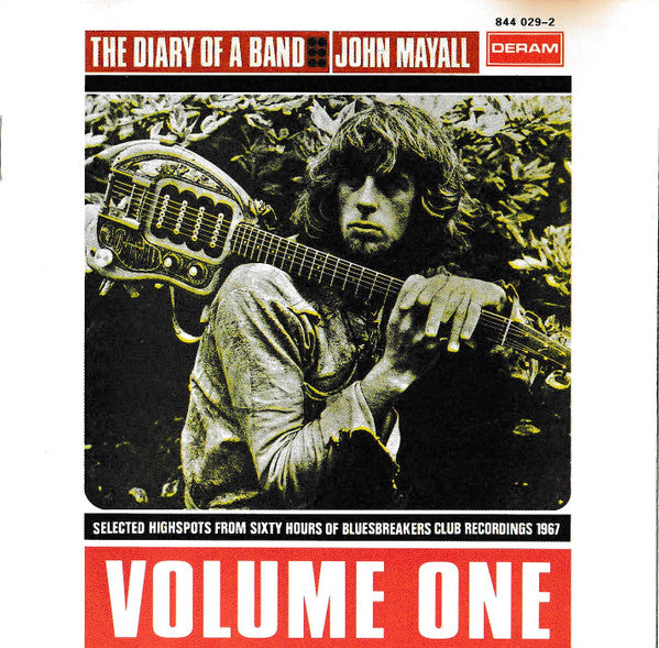 John Mayall : The Diary Of A Band - Volume One (CD, Album, RE)