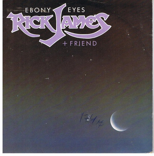 Rick James + Friend* : Ebony Eyes (7", Single)