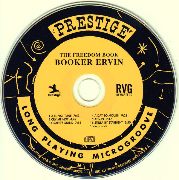 Booker Ervin : The Freedom Book (CD, Album, RE, RM)