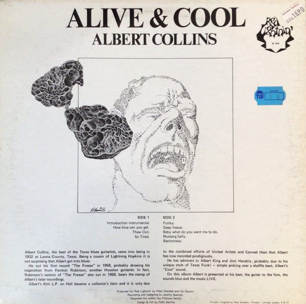 Albert Collins : Alive & Cool (LP, Album, Mono)